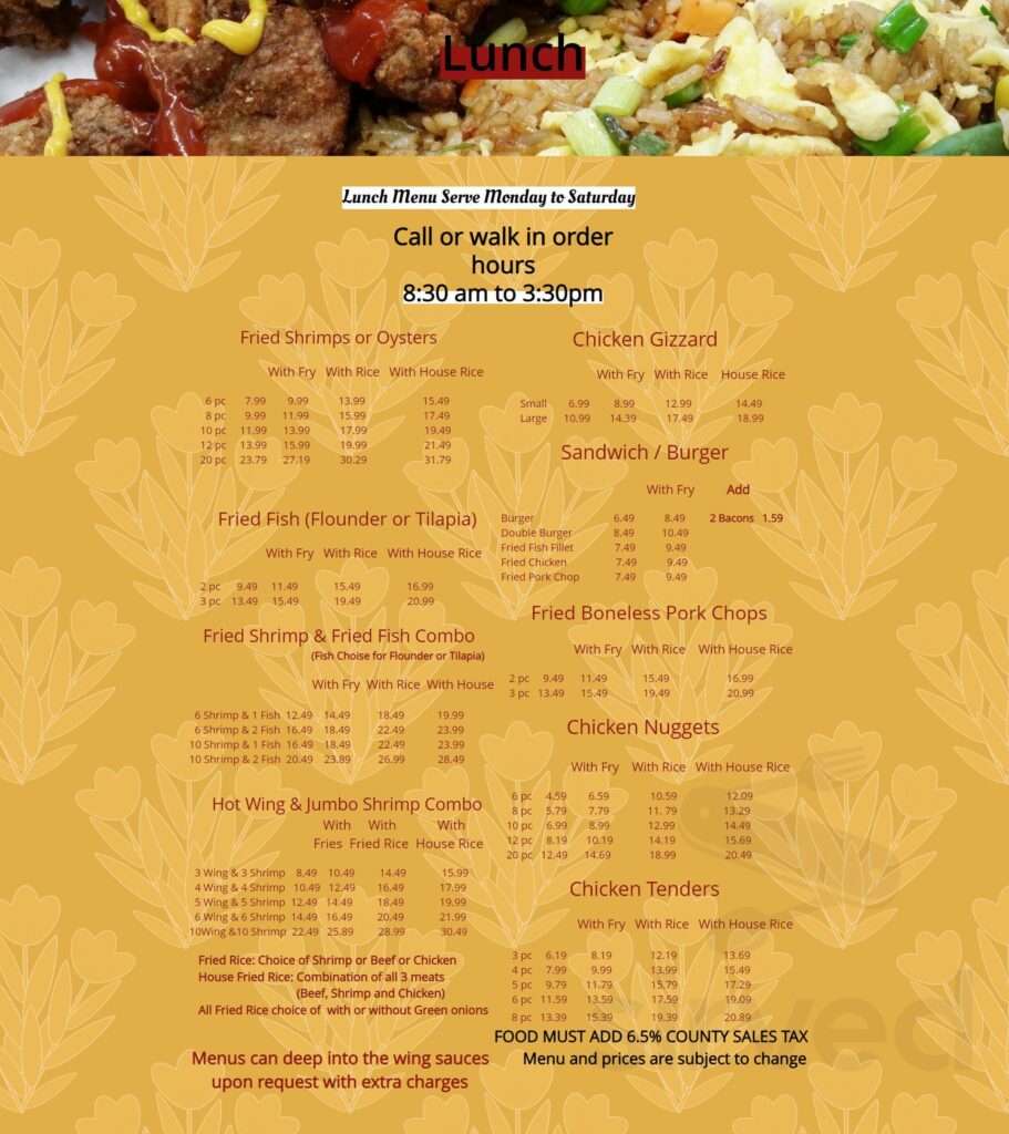 Quick & Easy Food Store menu 2